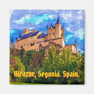 Castle Alcazar, Segovia, Spain. Magnet