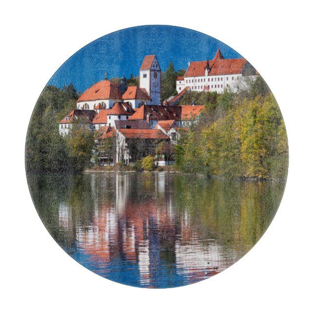 Castle and Abby by the River Cutting Board (Front)
