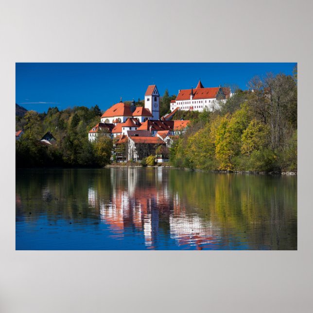 Castle and Abby by the River Poster (Front)