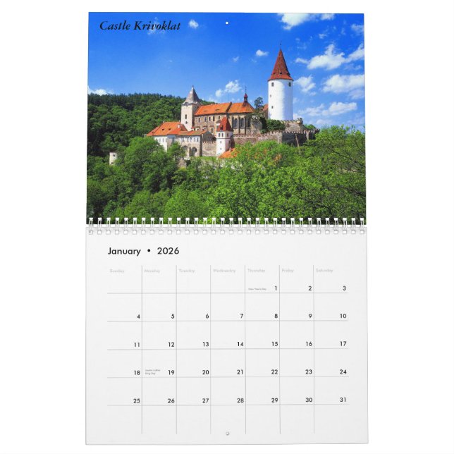 Castle and Chateaus 2011 Calendar (Jan 2026)