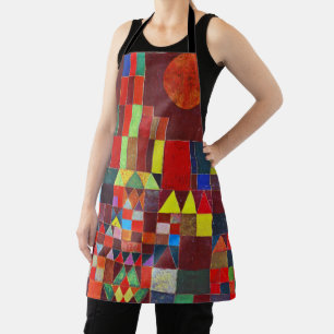 Castle and Sun, Paul Klee Apron