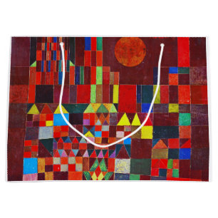 Castle and Sun, Paul Klee Large Gift Bag
