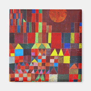 Castle and Sun, Paul Klee Magnet