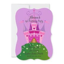 Castle Birthday Invitations