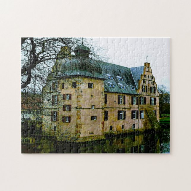 Castle Bodelschwingh Geramny. Jigsaw Puzzle (Horizontal)