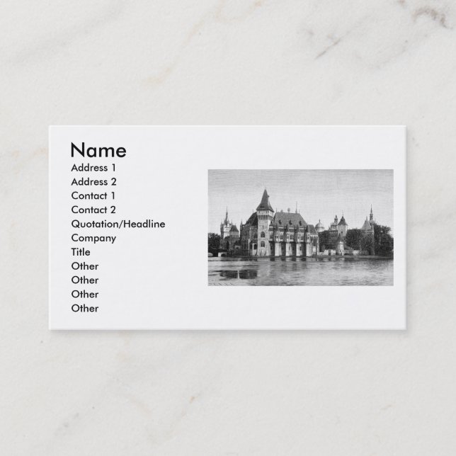 Castle Business Card (Front)