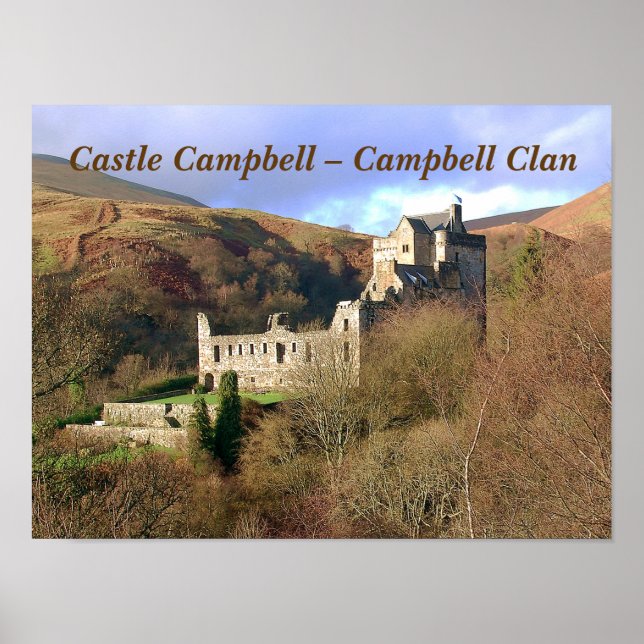 Castle Campbell – Campbell Clan Poster (Front)