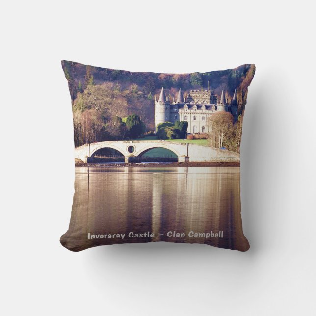 Castle Campbell & Inveraray Castle – Clan Campbell Cushion (Front)