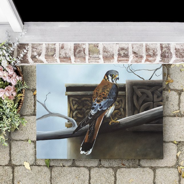 Castle Celtic Kestrel Bird Doormat (Creator Uploaded)