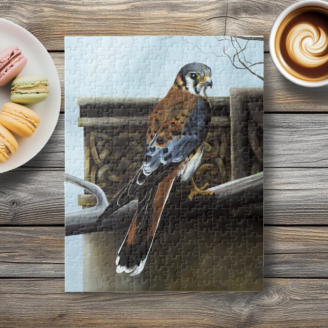 Castle Celtic Kestrel Bird Jigsaw Puzzle (Creator Uploaded)
