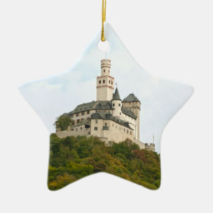 Castle Ceramic Tree Decoration