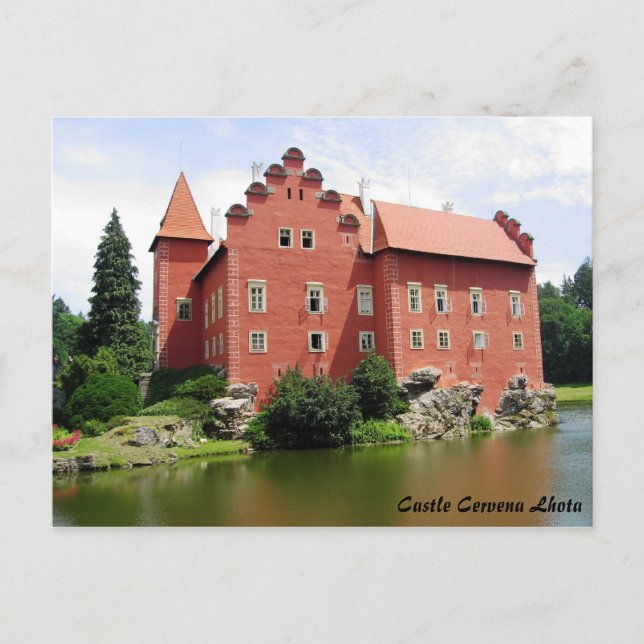 Castle Cervena Lhota Postcard (Front)