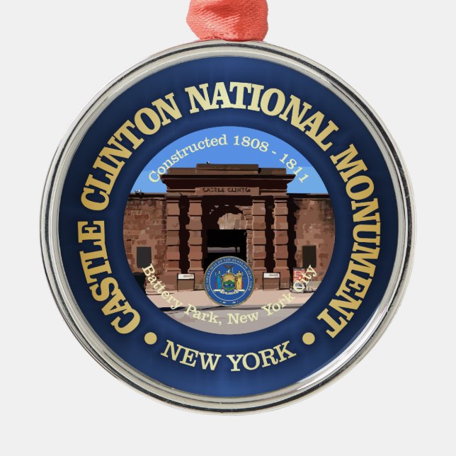 Castle Clinton (NM) Metal Ornament (Front)