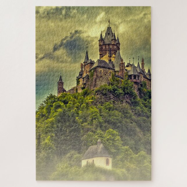 Castle Cochem Mosel Reichsburg. Jigsaw Puzzle (Vertical)
