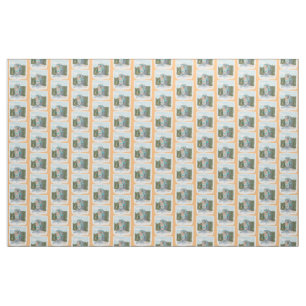 Castle Colourful Illustration Fabric