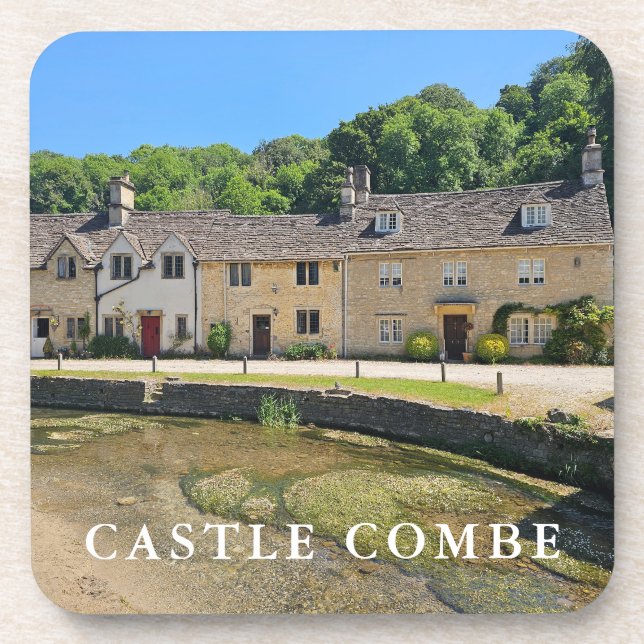 Castle Combe view coasters (Front)