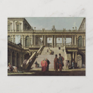 Castle Courtyard, 1762 Postcard