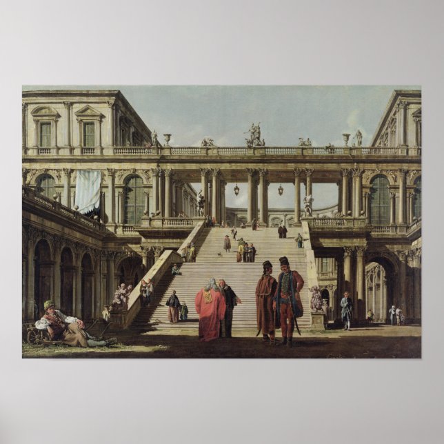 Castle Courtyard, 1762 Poster (Front)