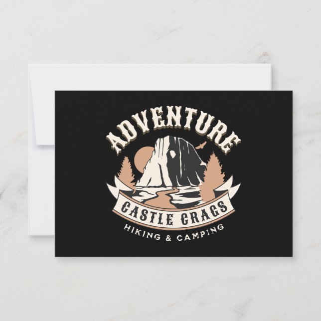 Castle Crags State Park California Card (Front)