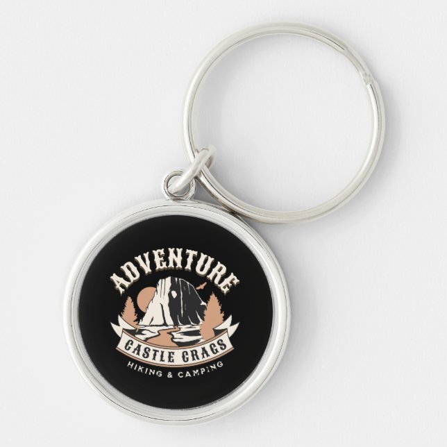 Castle Crags State Park California Key Ring (Front)
