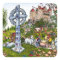 Castle Cross Stickers