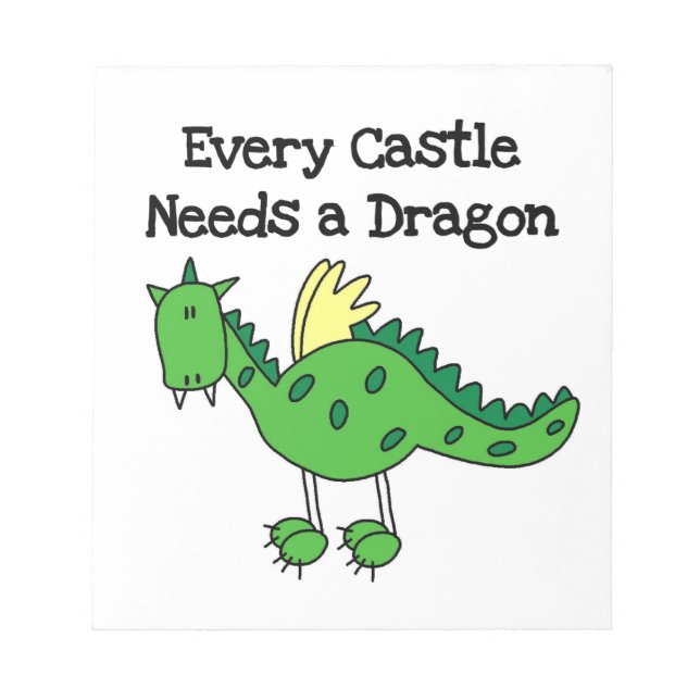 Castle Dragon Notepad (Front)