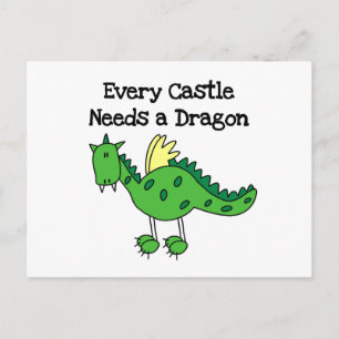 Castle Dragon Postcard