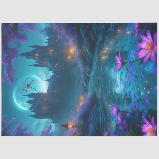 Castle Dragonfly Tissue Paper (Front)