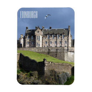 castle edinburgh bird magnet