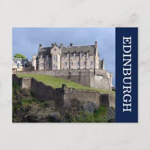 castle edinburgh postcard