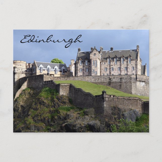 castle edinburgh postcard (Front)