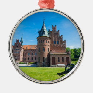 Castle Egeskov Scenic Metal Ornament