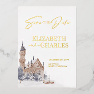 Castle English Manor Old Church Save The Date