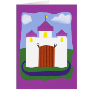 Castle Fairytale with Purple Turrets