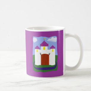 Castle Fairytale with Purple Turrets Coffee Mug
