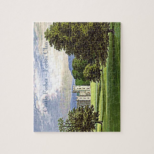 Castle Forbes – Forbes Clan Jigsaw Puzzle (Vertical)