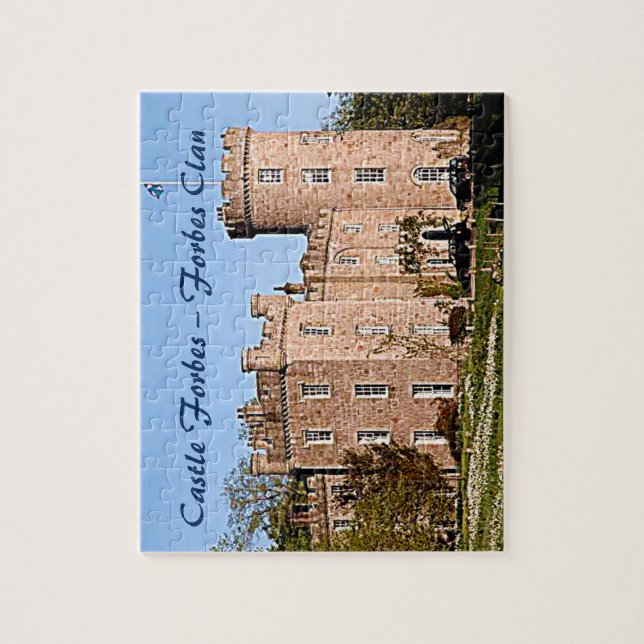 Castle Forbes – Forbes Clan Jigsaw Puzzle (Vertical)