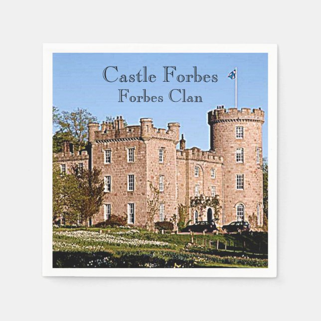 Castle Forbes – Forbes Clan Napkin (Front)