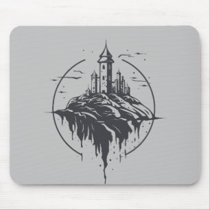 Castle Fortress Fantasy Dream Vector Graphic Mouse Pad