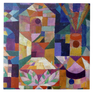 Castle Garden, Paul Klee Ceramic Tile
