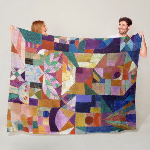 Castle Garden, Paul Klee Fleece Blanket