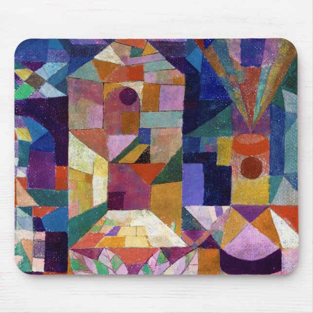 Castle Garden, Paul Klee Mouse Pad (Front)