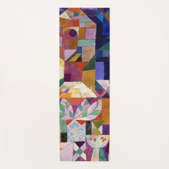 Castle Garden, Paul Klee Yoga Mat (Front)