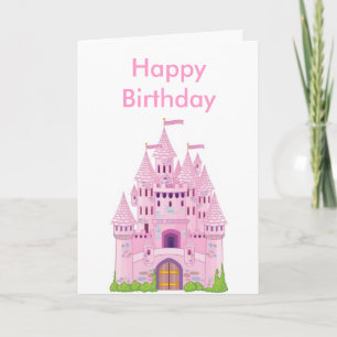 castle, Happy Birthday Card