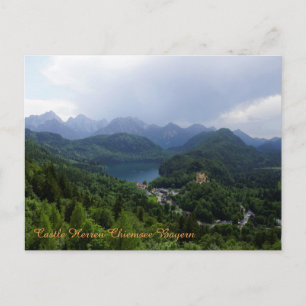 Castle Herren Chiemsee Bavaria Postcard