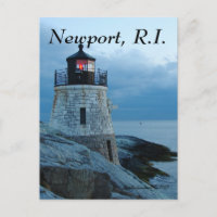 Castle Hill Lighthouse- Newport, RI card