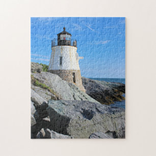 Castle Hill Lighthouse, Rhode Island Jigsaw Puzzle