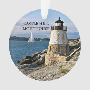 Castle Hill Lighthouse, Rhode Island Ornament