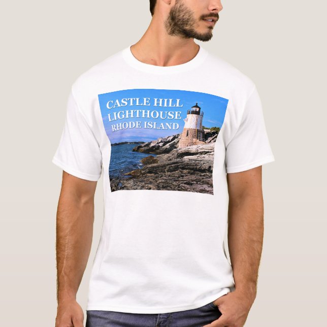 Castle Hill Lighthouse, Rhode Island T-Shirt (Front)