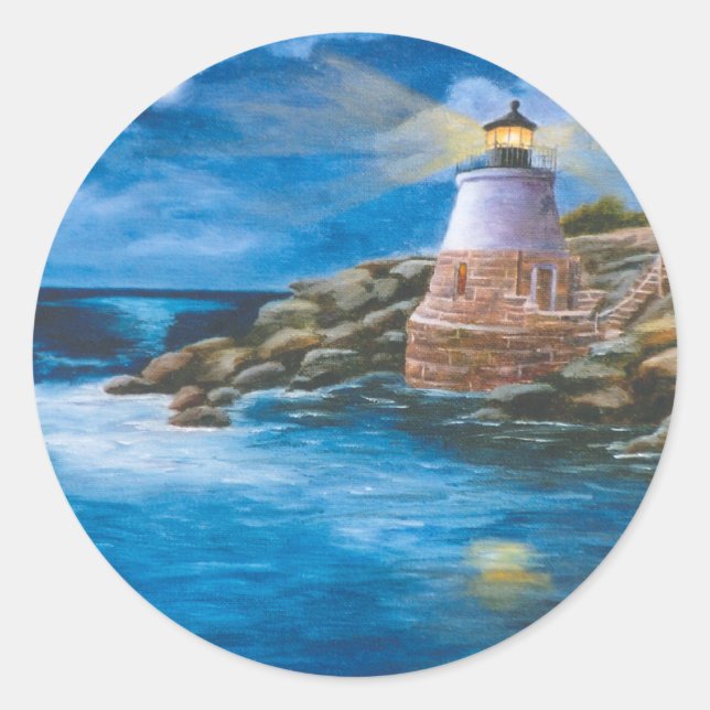 Castle Hill Lighthouse Sticker (Front)